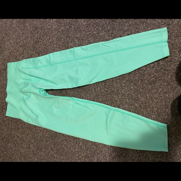 Mint/neon green leggings - Picture 2 of 4